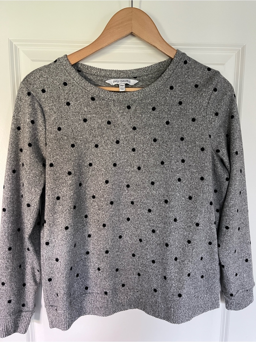 Pullover Polkadot Crewneck